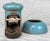 Abstract Vintage Abstract Folk Signed Pottery & Stained Glass Window Shrine Sculpture For Sale - Image 3 of 13