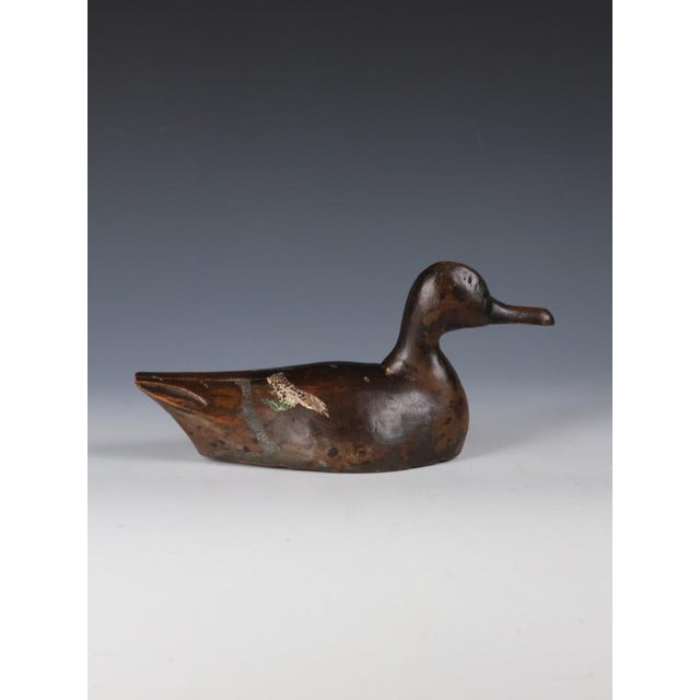 Wood Early Hand-Carved Wooden Duck Decoy, Early 20th Century For Sale - Image 7 of 18