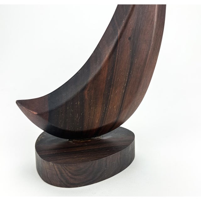 Wood Vintage Hand Carved Wood Swan or Duck For Sale - Image 7 of 8