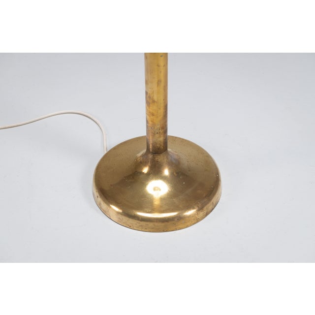 Gold Brass Luminator Floor Lamp attributed to Marcello Piacentini, 1950s For Sale - Image 8 of 12