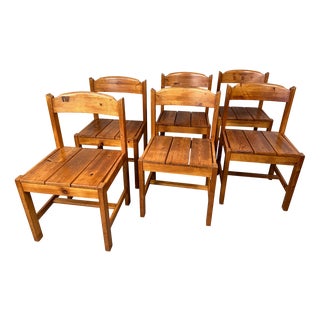 Vintage Dining Room Chairs, Set of 6 For Sale