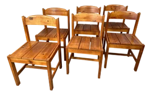 Vintage Dining Room Chairs, Set of 6