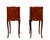 Antique Nightstands in Wood and Nutwood, France, 1950s, Set of 2 For Sale - Image 3 of 12