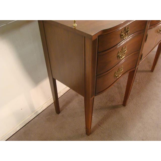 1980s Vintage Thomasville Cherry Sideboard With Brass ...