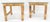 Pair Thick Bamboo Glass Top Rectangle Glass Top End Side Lamp Tables MINT For Sale - Image 11 of 18