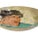 Extra Large Vintage Decorative Glazed Pottery Bowl Depicting a Woman With Floral Crown, Signed Spirt Circa 1990’s For Sale In Philadelphia - Image 6 of 11