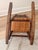Vintage Child’s Ladder Back Rocking Chair With Woven Seat | Solid Hardwood For Sale In Charleston - Image 6 of 6
