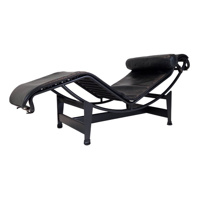 LC4 Chaise Lounge by Le Corbusier for Cassina, 1980s For Sale