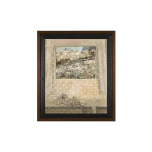Giuseppe Banchieri, Fiori e finestra, 1979, Oil on Canvas