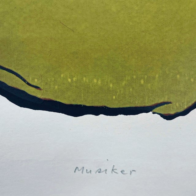 1960s Mid 20th Century "Musiker" Artist's Proof Abstract Figurative Numbered Print by Tassow Brhanu For Sale - Image 5 of 13