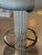 Design for Leisure LTD Set of 3 Bar Stools Fluted Chrome Steel Swivel For Sale - Image 9 of 12