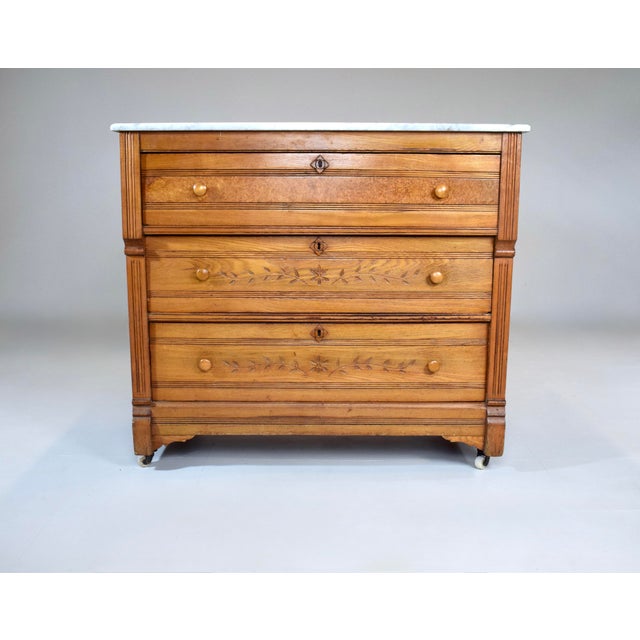 Late Victorian Aesthetic Period Eastlake Cottage Dresser For Sale - Image 14 of 14
