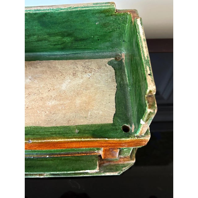 Chinese Ming Dynasty Tomb Funeral Pottery Bed Model For Sale - Image 14 of 14