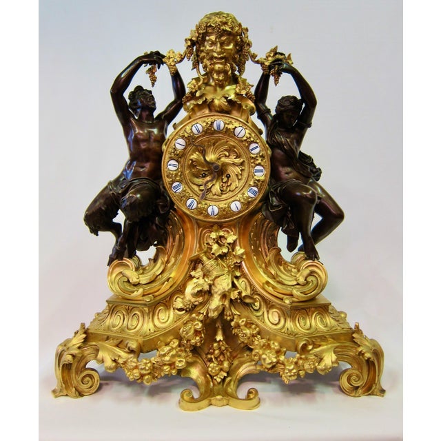 This fabulous Palace clock is designed & executed in Paris, France. The monumental clock is beautifully casted in bronze &...