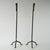Sculptural Mid 20th Century Wrought Iron Forged Candle Holders For Sale - Image 12 of 16