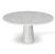 Round Dining Table in White Carrara Marble by Angelo Mangiarotti, 1970s For Sale - Image 5 of 5