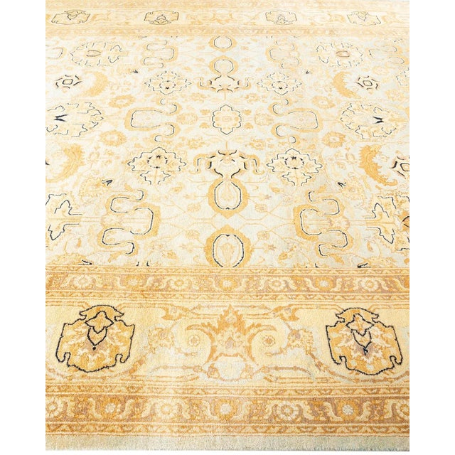 Solo Rugs Eclectic, One-of-a-Kind Hand-Knotted Area Rug - Light Blue, 7' 10" x 10' 6" For Sale - Image 4 of 8