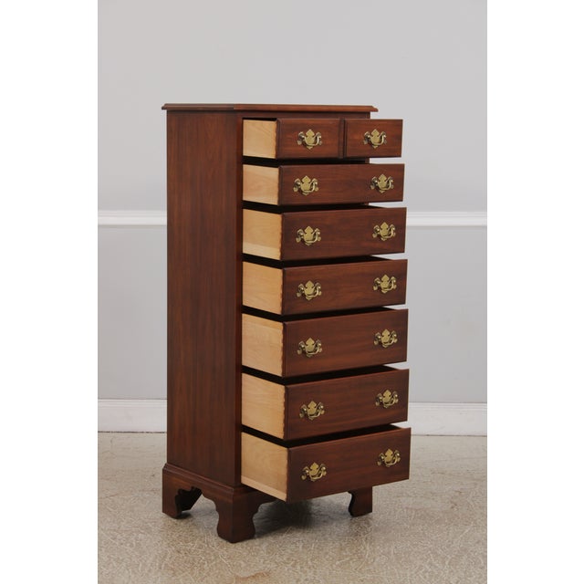 Henkel Harris Henkel Harris Cherry 7 Drawer Lingerie Chest For Sale - Image 4 of 16