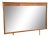 1960s Bleached Mahogany Mid-Century Mirror For Sale