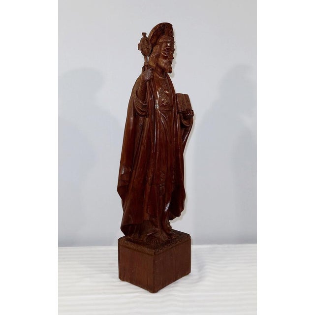 Statue of Christ, 1890s, Chestnut For Sale - Image 12 of 18