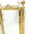 Solid Brass Entryway Hall Tree Mirror Coat Rack Console Table Claw Feet For Sale - Image 11 of 12