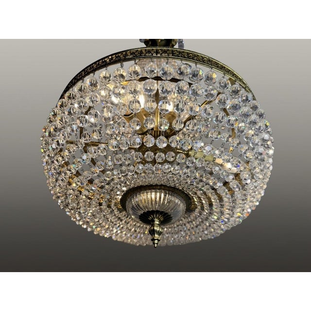 Antique French Empire Style Chandelier, 1900s For Sale - Image 6 of 7