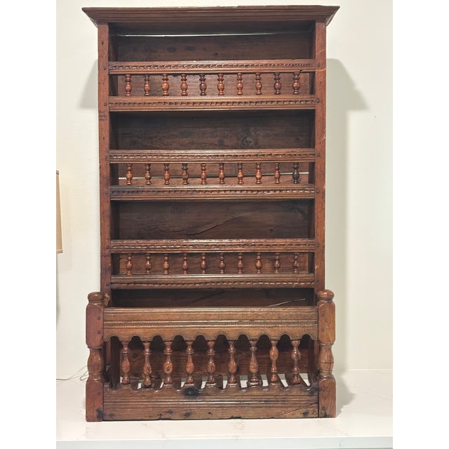 Antique French Breton Baguette Shelf / Étagère a Pain / Antique Breton Bar Shelf / Antique Breton Pantry Shelf For Sale - Image 9 of 18