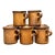 Vintage Mid-Century Modern Glazed Ceramic Coffee Mugs - Set of 8 For Sale
