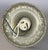 American 1910s Nickel Plated Brass Wall Sconce With White German Antique Shade For Sale - Image 3 of 4
