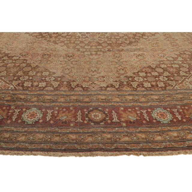 Antique Persian Tabriz Rug - 09'05 X 13'01 For Sale - Image 11 of 13