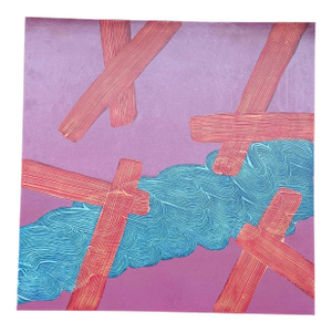 “Well Above” 1982 Charles Emery Powell Abstract Painting