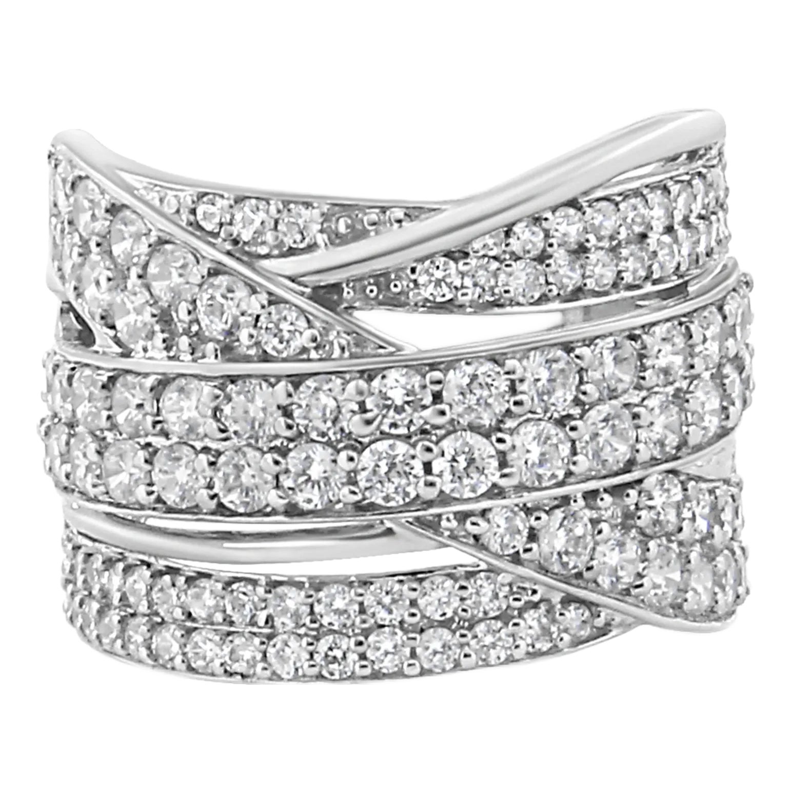 DoubleRing 2022 #110＋Signature Ligature 3/4 CT. T.W. Diamond Double Frame Twist Bridal Set in 10K