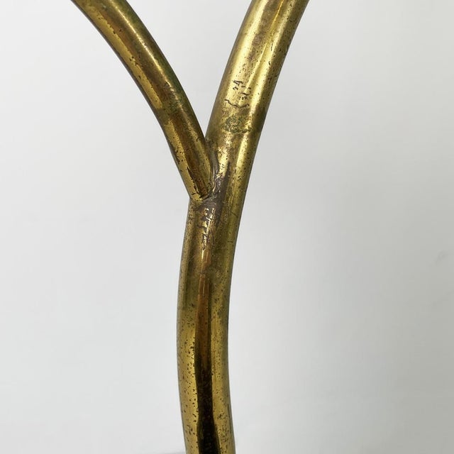 Mid-Century Italian Modern Floor Hanger or Hat Rack in Brass Rod, 1950s For Sale - Image 13 of 18