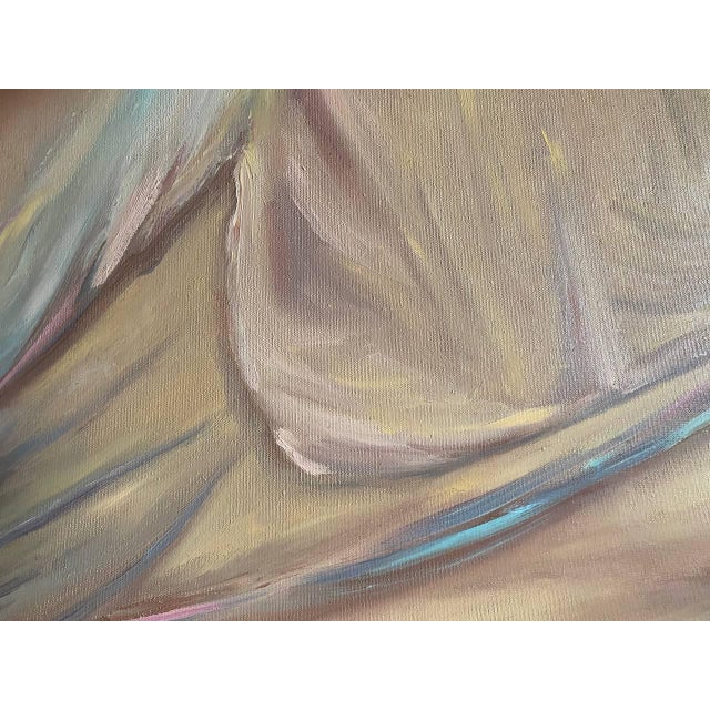 2010s Svitlana Bielokopytova Female Figure — Original Oil Painting on Canvas Ooak, Figurative Art Elegant Wall Art For Sale - Image 5 of 7