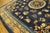 Traditional Floral-Medallion Design in a Navy Background Color Antique Chinese Peking Rug For Sale - Image 4 of 12