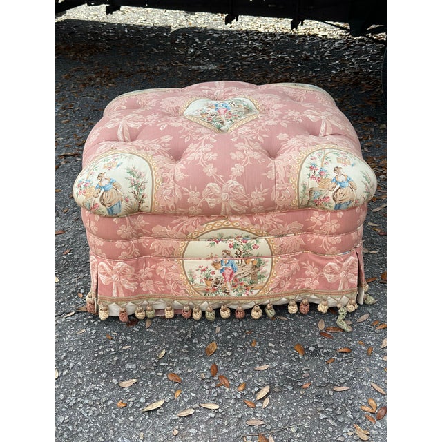 Brunschwig & Fils Brunswick and Fils Ottoman For Sale - Image 4 of 9
