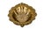 Vintage Antique Hammered Brass Rococo Revival Footed Bowl For Sale - Image 4 of 14