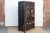 Antique Black & Floral Chinoiserie Armoire For Sale In Los Angeles - Image 6 of 11