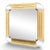 Vintage Italian Gold Mirror, 1960s For Sale - Image 5 of 5