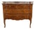 Tuscan 1890s Walnut and Mahogany Four-Drawer Commode with Banding Inlay For Sale