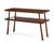 T. H. Robsjohn-Gibbings Widdicomb Walnut Console Hall Table 1952 Restored For Sale - Image 10 of 18