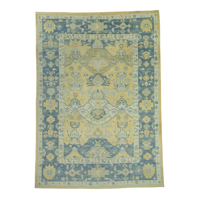 Turkish Oushak Rug 12' x 16'9" #18505 For Sale