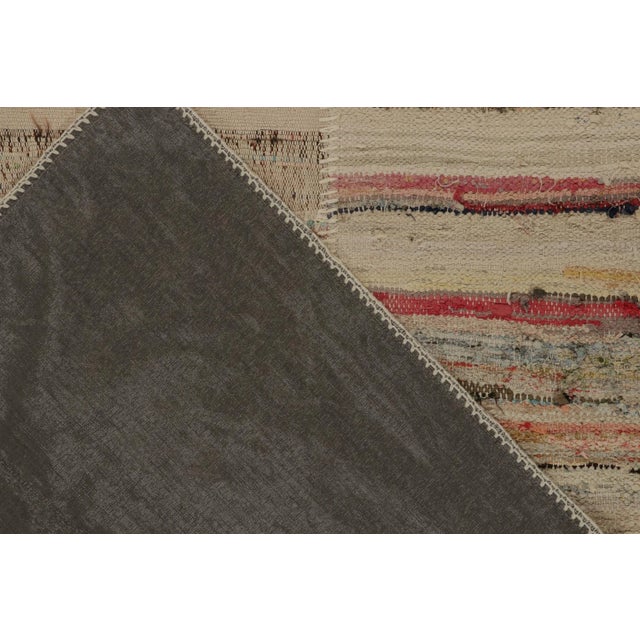 Textile Rug & Kilim’s Patchwork Kilim in Polychromatic Stripes For Sale - Image 7 of 7
