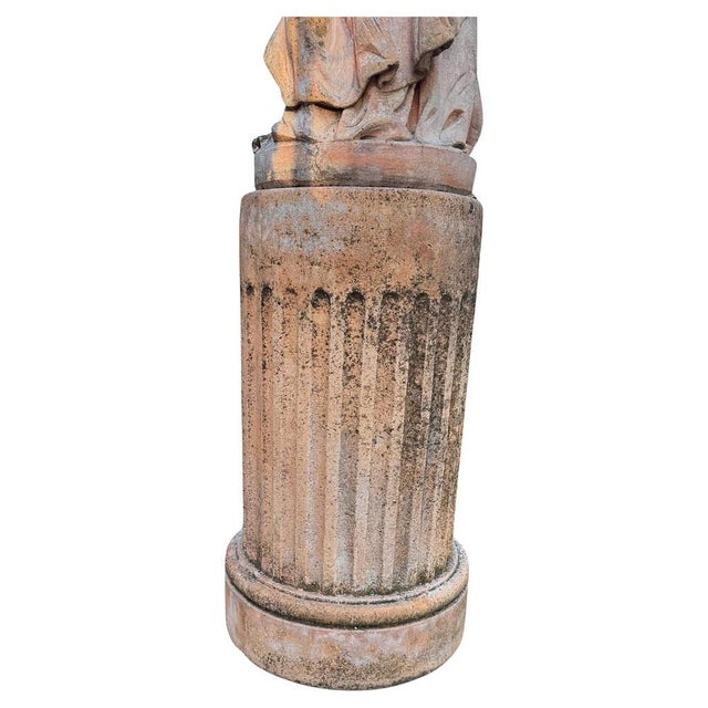 Tuscan Artist, Nike of Samothrace, Late 19th-20th Century, Terracotta For Sale - Image 13 of 15
