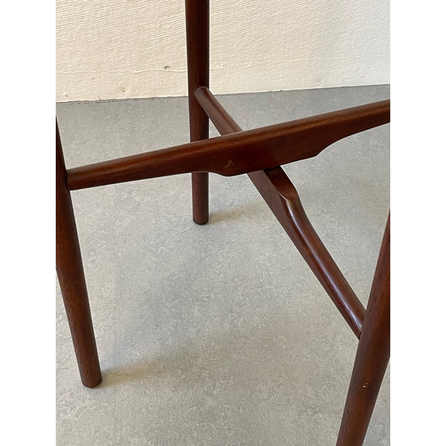 Wood 1950s Singer & Sons Walnut Dropleaf Side Table For Sale - Image 7 of 13