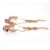 13.96ct Uncut Multi Sapphire Bead Drop Earrings Gift for Mom- A Pair For Sale - Image 4 of 11