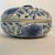 1980s Vintage Chinoiserie Blue and White Round Lidded Box. For Sale - Image 5 of 12