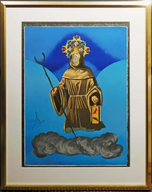 Salvador Dali "Mystery of Sleep"Original Hand Signed Custom Framed