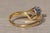 The Renabie: Ladies Vintage Yellow Gold Bypass Diamond Engagement Ring For Sale In Philadelphia - Image 6 of 10