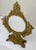 An exquisite antique French Victorian gilded bronze vanity mirror exuding a timeless charm from the late 19th Century. A...